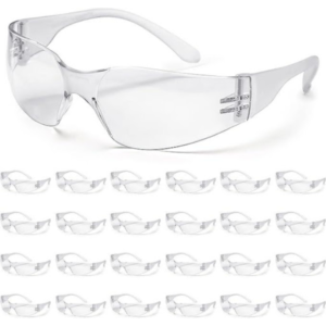ATERET Protective Polycarbonate Safety Glasses (set of 12)